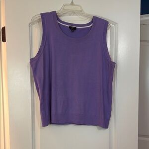 Talbots Purple Sleeveless Tank Top